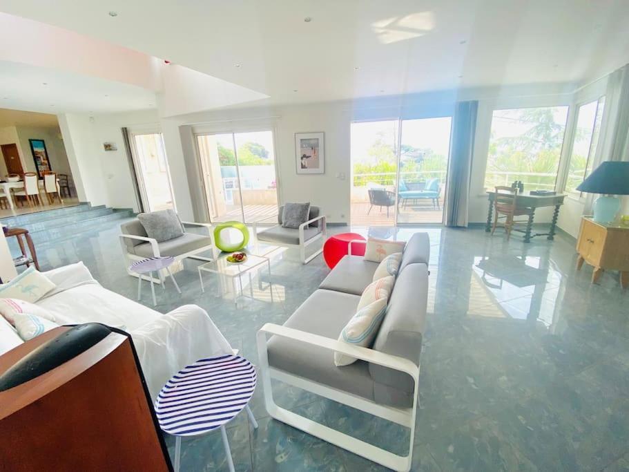 Atlantide - Somptueuse Villa Classee 4 Etoiles - Saint-Clair - Vue Exceptionnelle - Piscine Sete Bagian luar foto
